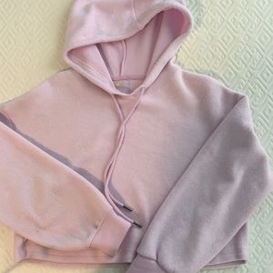 ZELLA Nordstrom Cropped Lavender Hoodie size S